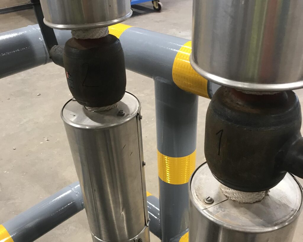 vanne sans isolation